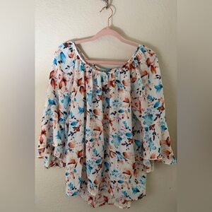Floral Women's Top - Multicolor